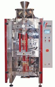DXD-M Фасовочно упаковочный автомат с биговкой (подбивка боков пакета)